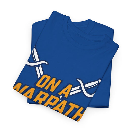'On a Warpath' Buffalo Hockey T-Shirt - Royal