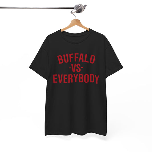 'Buffalo vs Everybody' Buffalo Hockey T-Shirt - Black