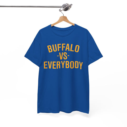'Buffalo vs Everybody' Buffalo Hockey T-Shirt - Royal