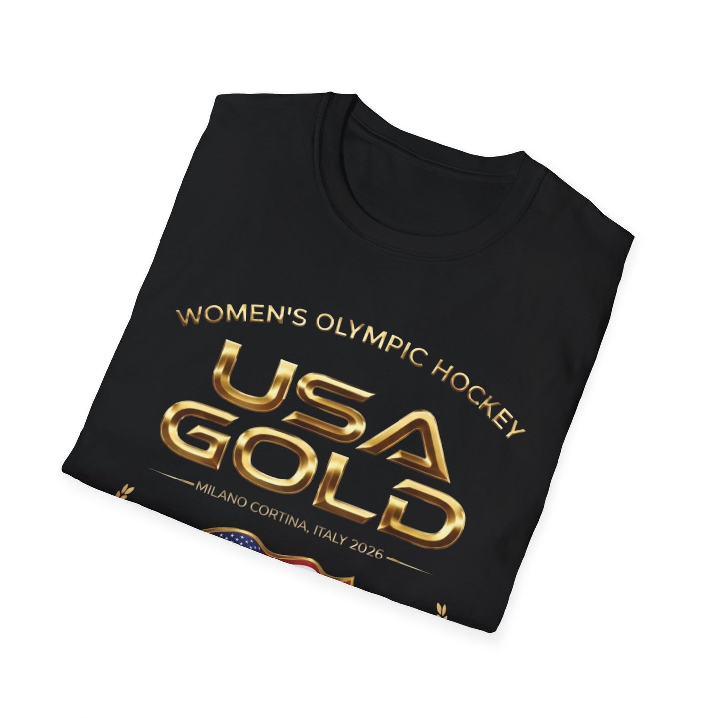 2026 Winter Games USA Women's Hockey Gold Medal T-Shirt - Exclusive
