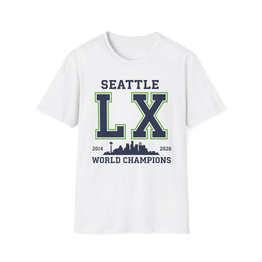 Seattle LX World Champions T-Shirt - Two-Time Champs Shirt