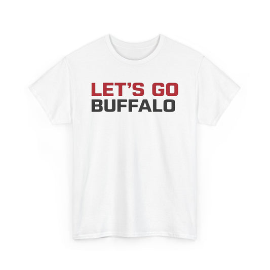 Let's Go Buffalo Red/Black Design Tee