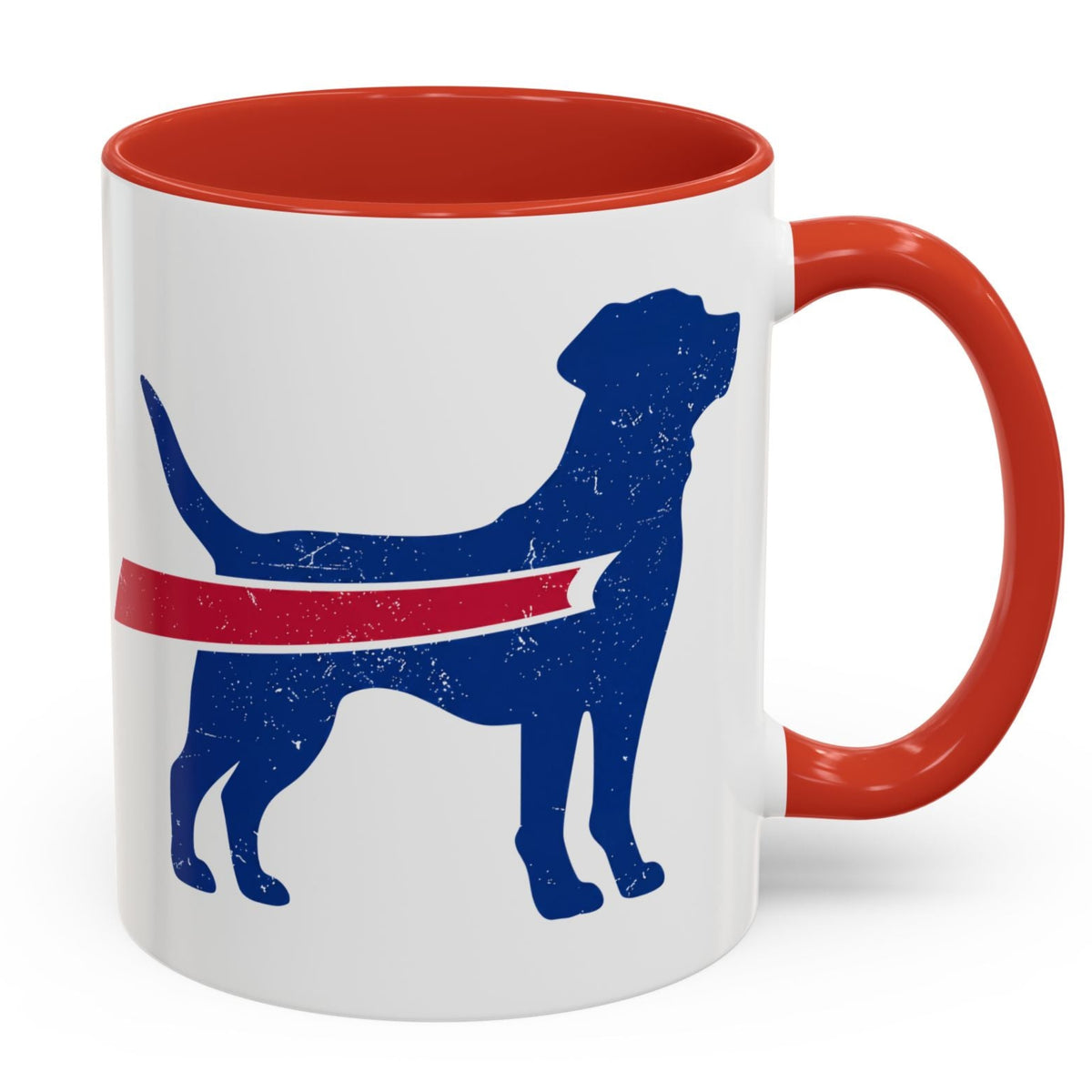 Buffalo Football Dog Mug with Accents