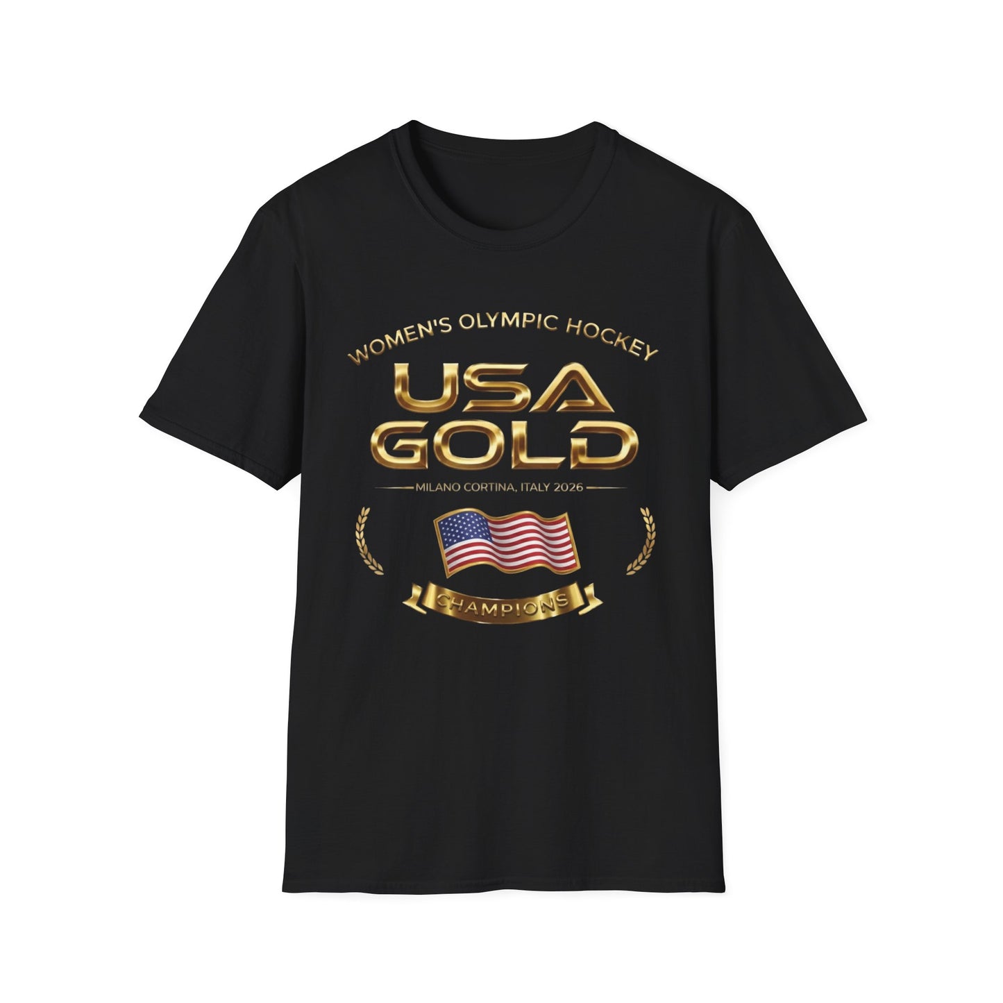 2026 Winter Games USA Women's Hockey Gold Medal T-Shirt - Exclusive