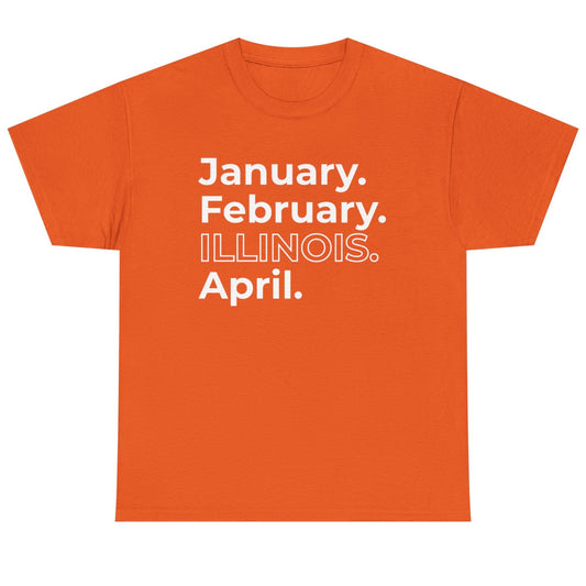 Illinois March Basketball T-Shirt
