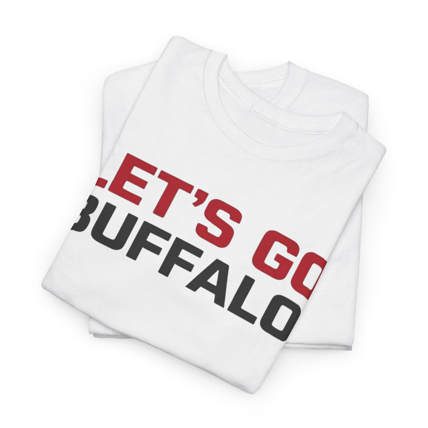 Let's Go Buffalo Red/Black Design Tee