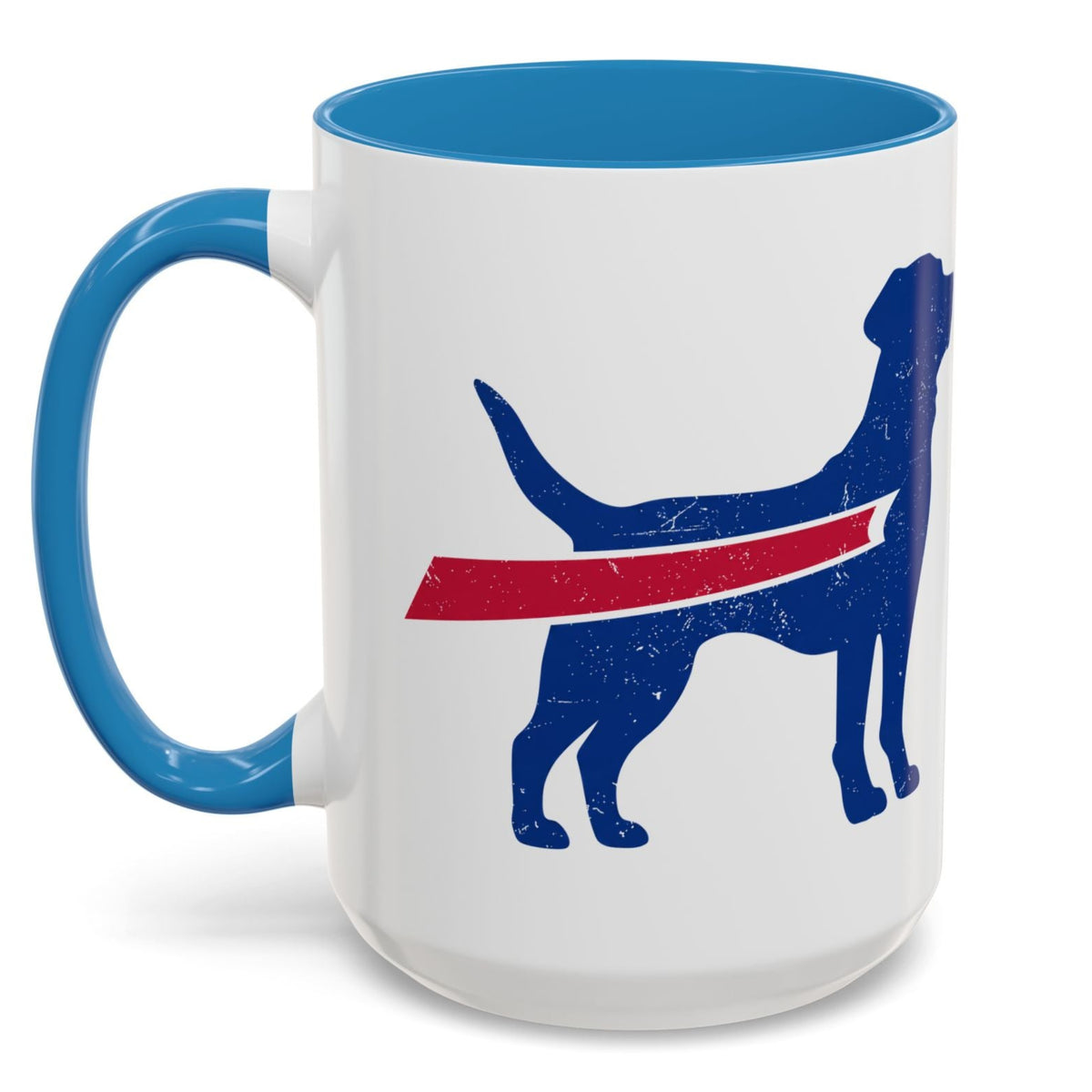 Buffalo Football Dog Mug with Accents