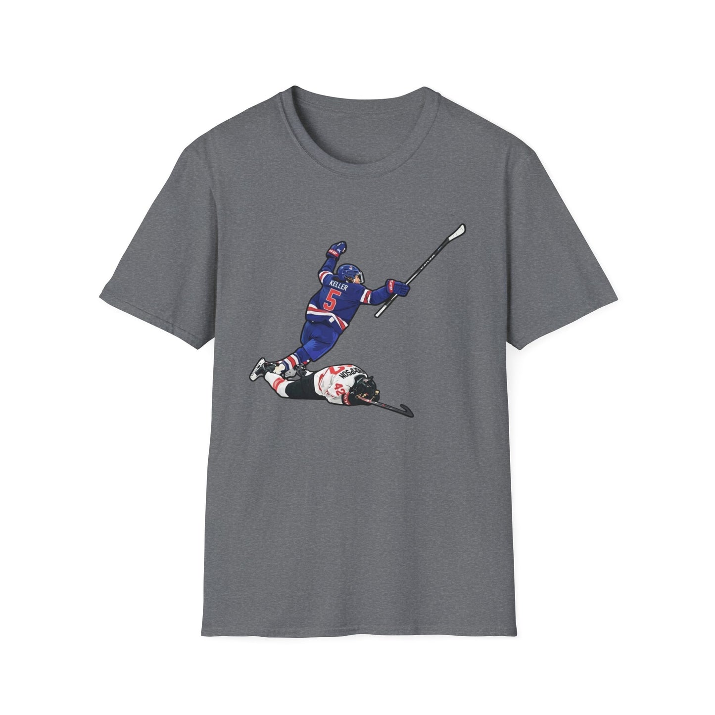 USA Women's Hockey 2026 Game Winning Goal Silhouette Shirt - Gold Medal Exclusive!