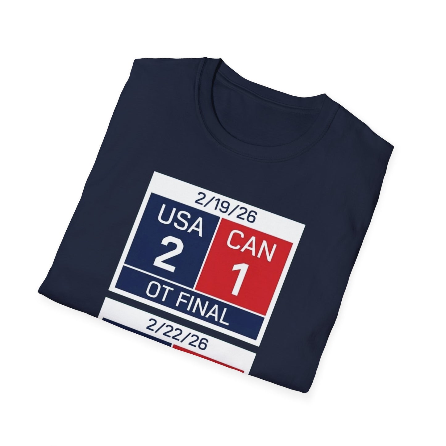 USA Hockey Scoreboard Tee - Men's and Women's Hockey Gold Medal Exclusive T-Shirt