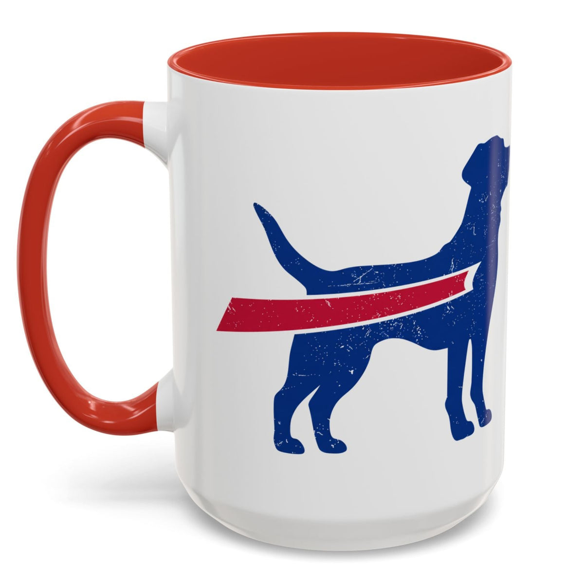 Buffalo Football Dog Mug with Accents