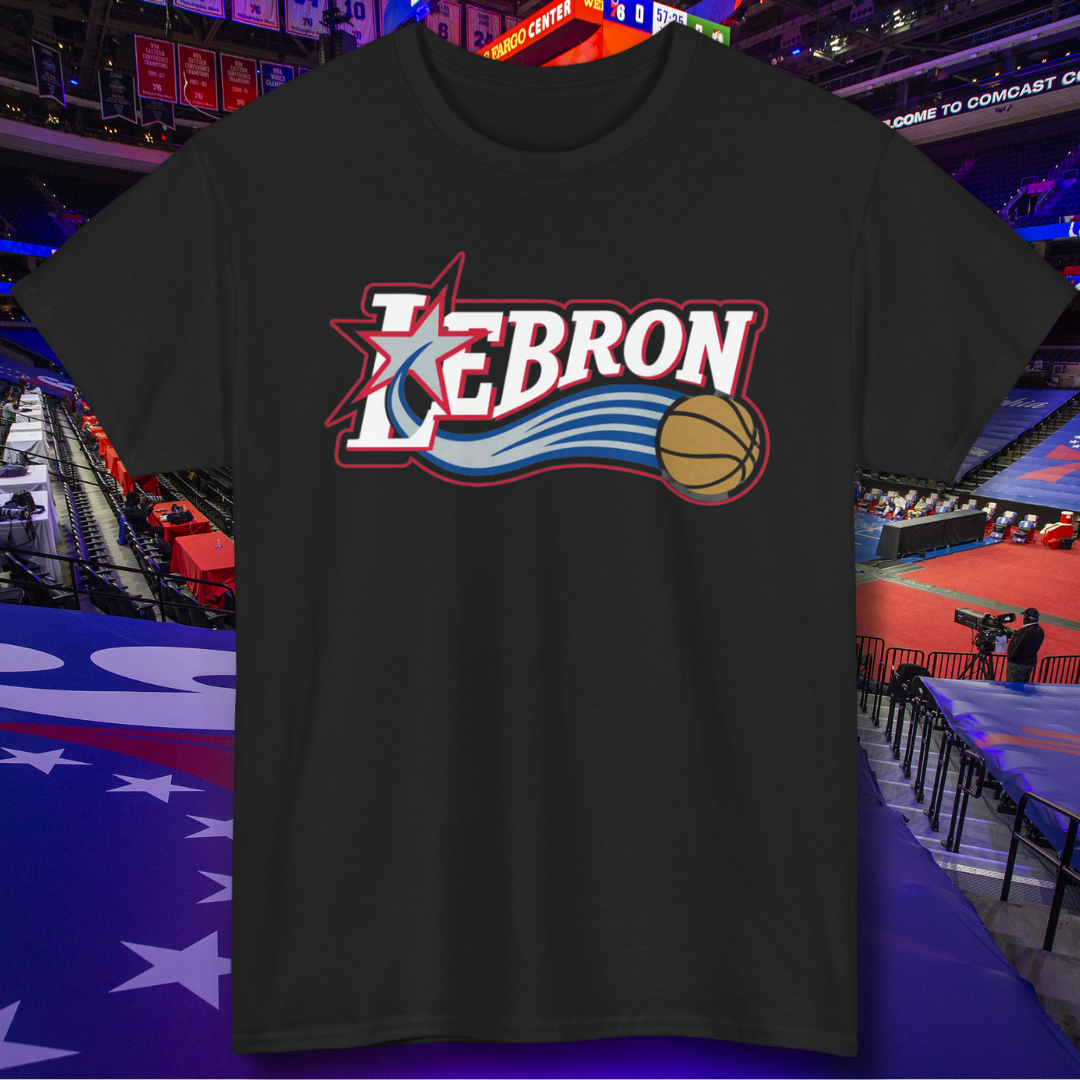 Retro Philly Basketball LBJ Tee