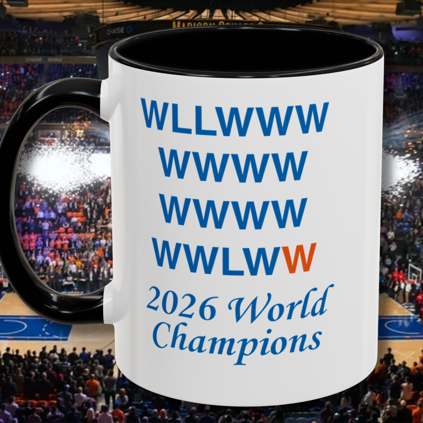 NYK Playoff Record Mug with Accents