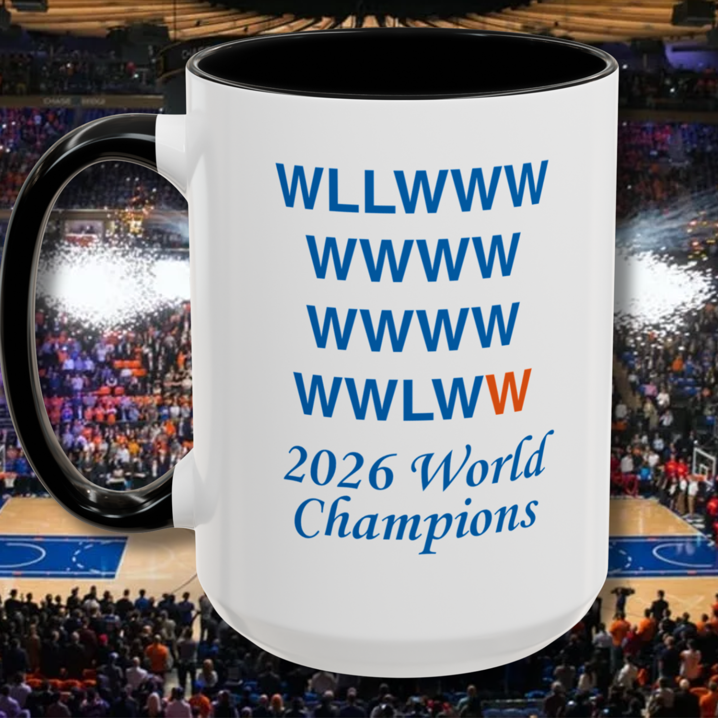 NYK Playoff Record Mug with Accents