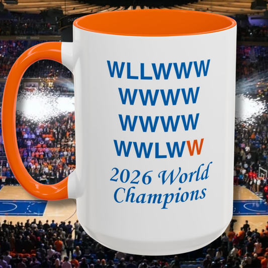 NYK Playoff Record Mug with Accents