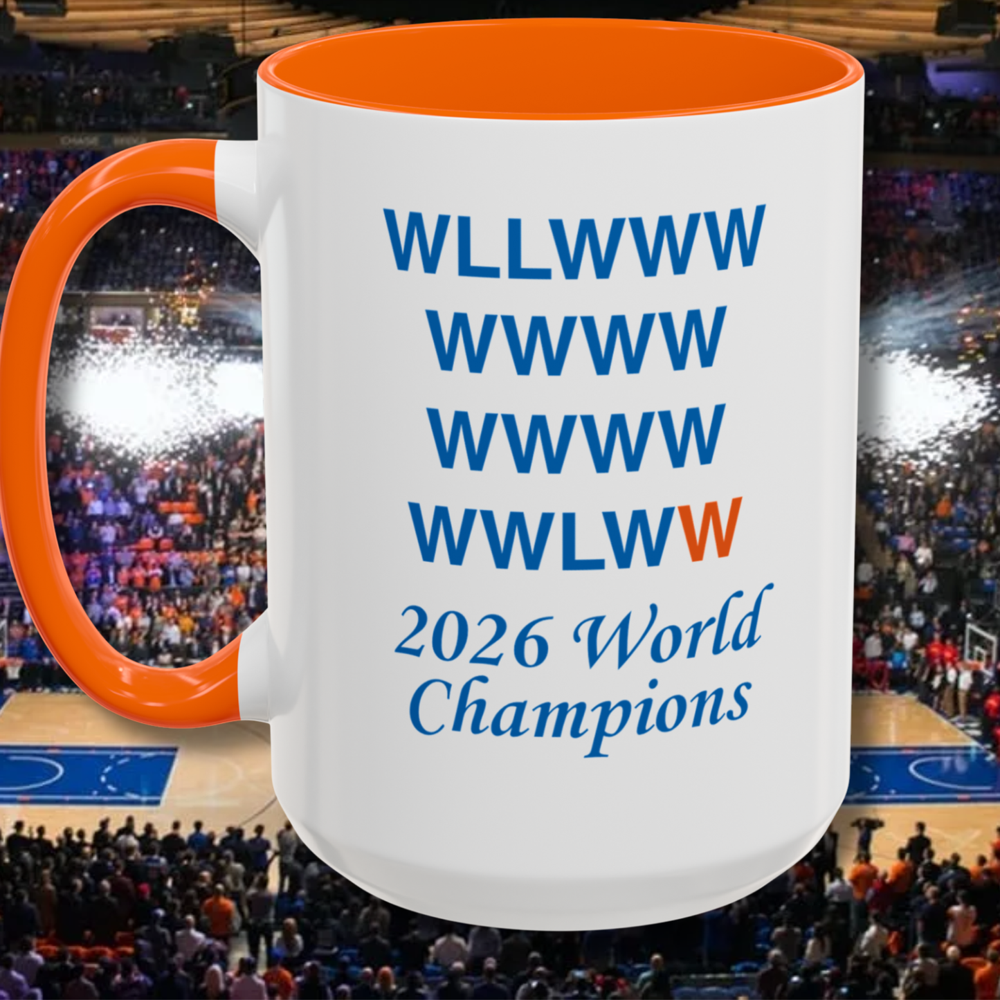 NYK Playoff Record Mug with Accents